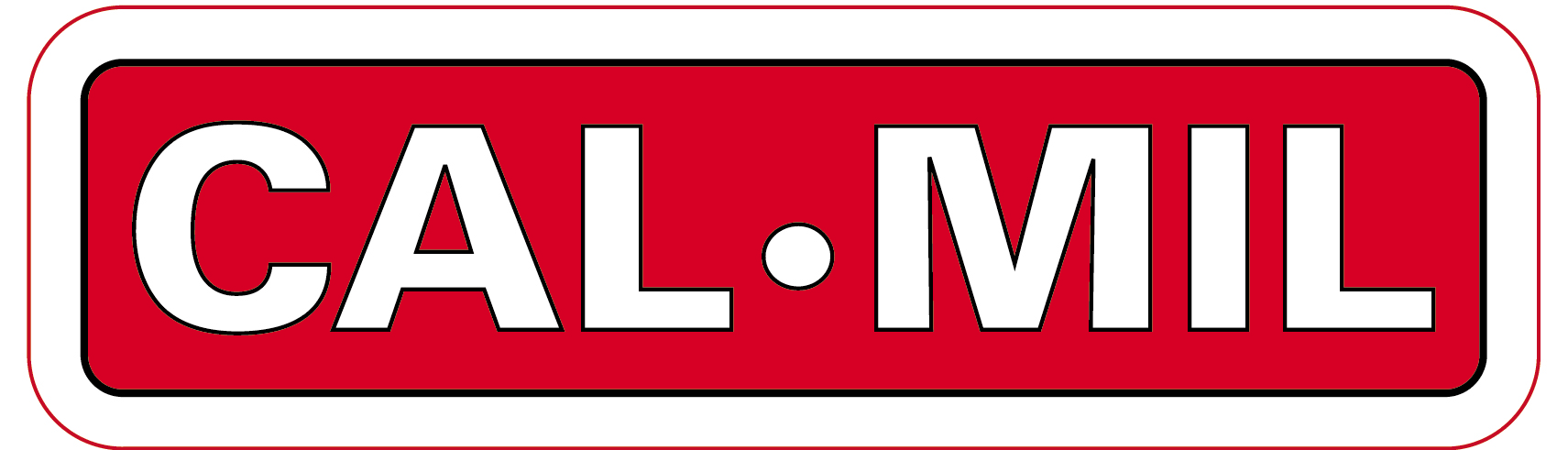A red and white sign with the word " al-m ".